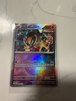 Iron Boulder 2025 Pokemon S&V Prismatic Evolutions pokeBall #046/131 - Image 1