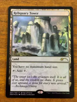 Reliquary Tower - Online Promo - MTG - FOIL - 001/001 - Image 1