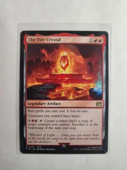 Magic The Gathering The Fire Crystal R 0135 Final Fantasy Regular - Image 1