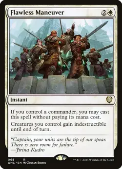 1x Flawless Maneuver NM Eng MTG - All Will Be One Commander - Image 1