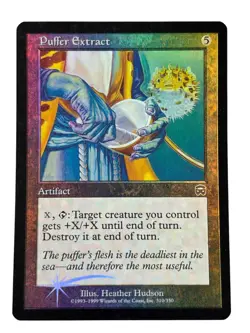 Puffer Extract Mercadian Masques FOIL MAGIC the Gathering MTG CARD Vintage - Image 1