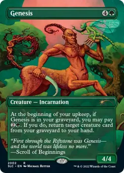 1x - Genesis - (borderless) - Secret Lair: 30th Anniversary - NM MTG - Image 1