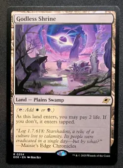 Godless Shrine, Edge of Eternities Regular #0091 Rare - Image 1