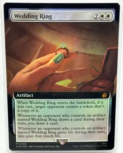Wedding Ring (Extended Art), Doctor Who, MTG Magic the Gathering, FOIL - Image 1