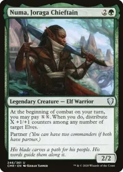 Numa, Joraga Chieftain 246 U Commander Legends CMR MTG Foil - Image 1