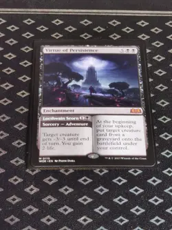 Virtue of Persistence / Locthwain Scorn (WOE) 115 NM MTG - Image 1