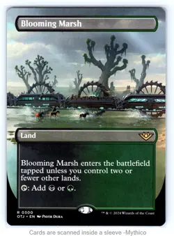 MTG Blooming Marsh (Borderless) Outlaws of Thunder Junction - NM - Image 1