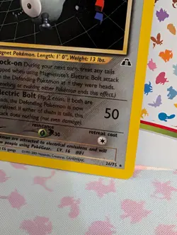 Pokemon TCG Magnemite Card 26/75 Neo Discovery Rare Lightly Played LP - Image 4