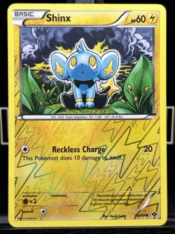 Pokemon TCG Shinx Next Destinies 43/99 Reverse Holo Common LP - Image 3