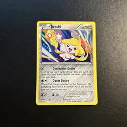 Jirachi 42/108 XY Roaring Skies Pokemon Card Holo Rare Near Mint NM - Image 1