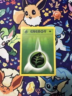 Grass Energy 1st Edition Gym Challenge Pokemon TCG Vintage WOTC 129/132 - Image 1