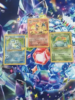 Pokemon 25th Anniversary Celebration Bundle Charizard Venusaur Blastoise - Image 1