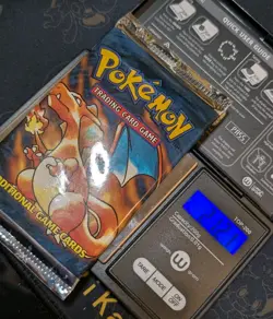 1999 Pokemon Base Unlimited Booster Pack Charizard Artwork Factory Sealed 21.21 - Image 2