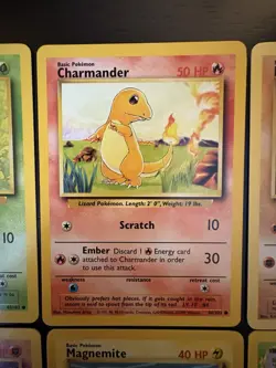 LP/NM (Unlimited) Pokemon BASE Set UNCOMMON/COMMON Non-Holo Lot Complete - Image 3