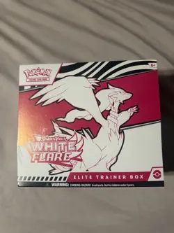 Pokemon Scarlet and Violet White Flare Pokemon Center Elite Trainer Box ETB - Image 1