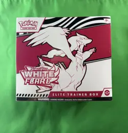 Pokemon Scarlet and Violet White Flare Pokemon Center Elite Trainer Box ETB - Image 1