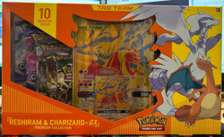 POKEMON TCG RESHIRAM & CHARIZARD-GX PREMIUM COLLECTION BOX New Sealed - Image 1