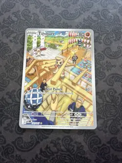 Timburr 183/167 - Full Art Illustration Rare Holo - Pokemon TCG - Image 1