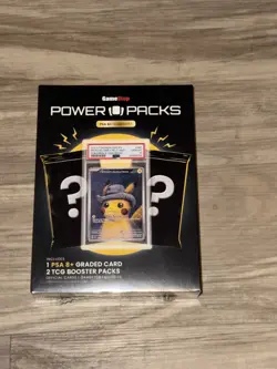 Gamestop Pokemon Power Pack Series 2 PSA 8+ Card 2 Booster Packs Brand New - Image 1