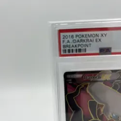 Pokemon Darkrai EX Full Art XY Breakpoint 2016 Card 118/122 PSA 9 - Image 2