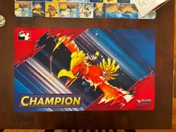 Play! Pokemon League Cup Ethan's Ho-Oh Champion Playmat - Image 1