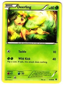 Deerling - 15/98 - 2011 Common Emerging Powers Pokemon Card NM - Image 1