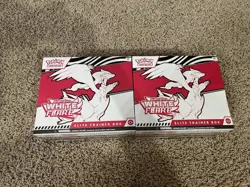 Pokemon White Flare ETB Elite Trainer Box Lot Of 2 (read description) - Image 1