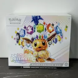 Pokemon TCG Trading Card Scarlet Violet Prismatic Evolutions Elite Trainer ETB - Image 1