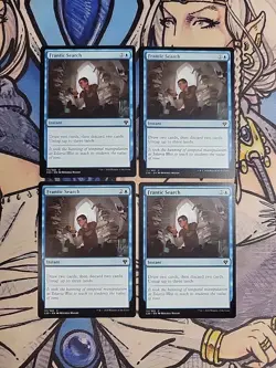 4x Frantic Search - NM/M Commander 2020 C20 MTG Magic - Image 1