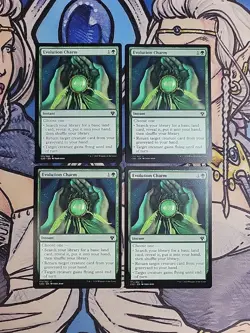 4x Evolution Charm - NM/M Commander 2020 C20 MTG Magic - Image 1