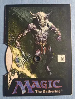 Minotaur Life Counter Inquest Wizards of the Coast 1996 Magic the Gathering MTG - Image 1