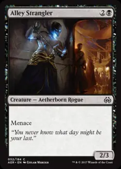 Alley Strangler -Foil Medium Play MTG Aether Revolt - Image 1