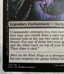 Scion of Halaster 145 Battle for Baldur's Gate Legendary Enchantment MTG Magic - Image 3