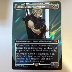 MTG Cloud, Midgar Mercenary Surge Foil | Final Fantasy VII English Pack Fresh - Image 1