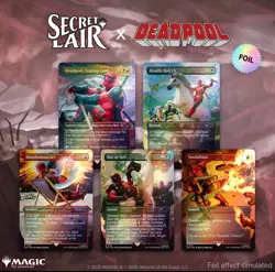 Marvel Secret Lair Deadpool MTG Rainbow Foil Edition Sealed New Ships Quick! - Image 2