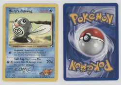 Misty's Poliwag 1st Ed. Pokemon Gym Heroes #87 2000 0jf5 - Image 3