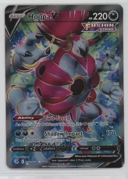 Hoopa V Ultra Rare Pokemon Sword & Shield Fusion Strike #253 17wc - Image 1