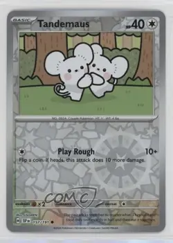 Tandemaus Reverse Foil Pokemon SV08: Surging Sparks #157 0d95 - Image 1