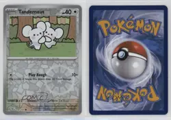 Tandemaus Reverse Foil Pokemon SV08: Surging Sparks #157 0d95 - Image 3