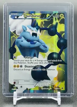 Pokemon TCG Thundurus Full Art 97/98 Ultra Rare Emerging Powers 2019 - Image 1