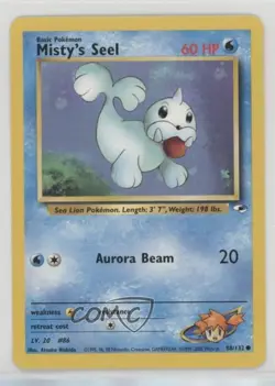 Misty's Seel 1st Ed. Pokemon Gym Heroes #88 2000 0jf5 - Image 1
