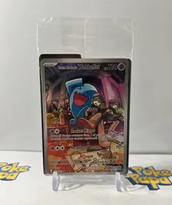 SEALED Pokemon Destined Rivals Team Rocket's Wobbuffet 203 Black Star Promo - Image 1