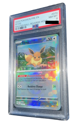 Pokemon - Eevee - 2025 Prismatic Evolutions - Master Ball Reverse Holo - ENG - Image 2
