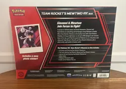 Pokemon Destined Rivals Team Rocket’s Mewtwo Ex Box 4x Brand New Sealed - Image 3