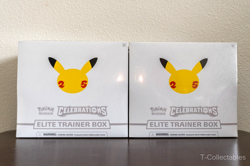 Pokemon Celebrations Elite Trainer Box 25th Anniversary Lot of 2 - Sealed - Image 1