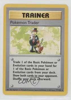 Pokemon Trader Shadowless Base Set #77 1999 00lh - Image 1