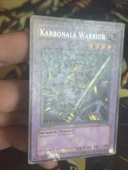 Yugioh: Karbonala Warrior - LOB-067 - Rare - 1st Edition - HP - Image 3