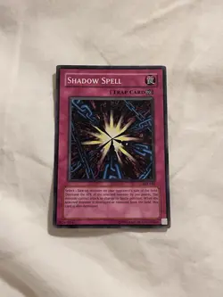 YuGiOh Shadow Spell SKE-041 Unlimited Super Rare LP - Image 1