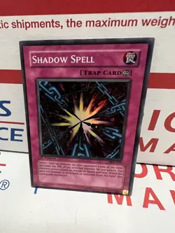 YuGiOh Shadow Spell SKE-041 Unlimited Super Rare LP - Image 1