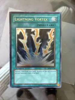 Yugioh Lightning Vortex Ultimate Rare 1st Ed FET-EN040 LP - Image 1